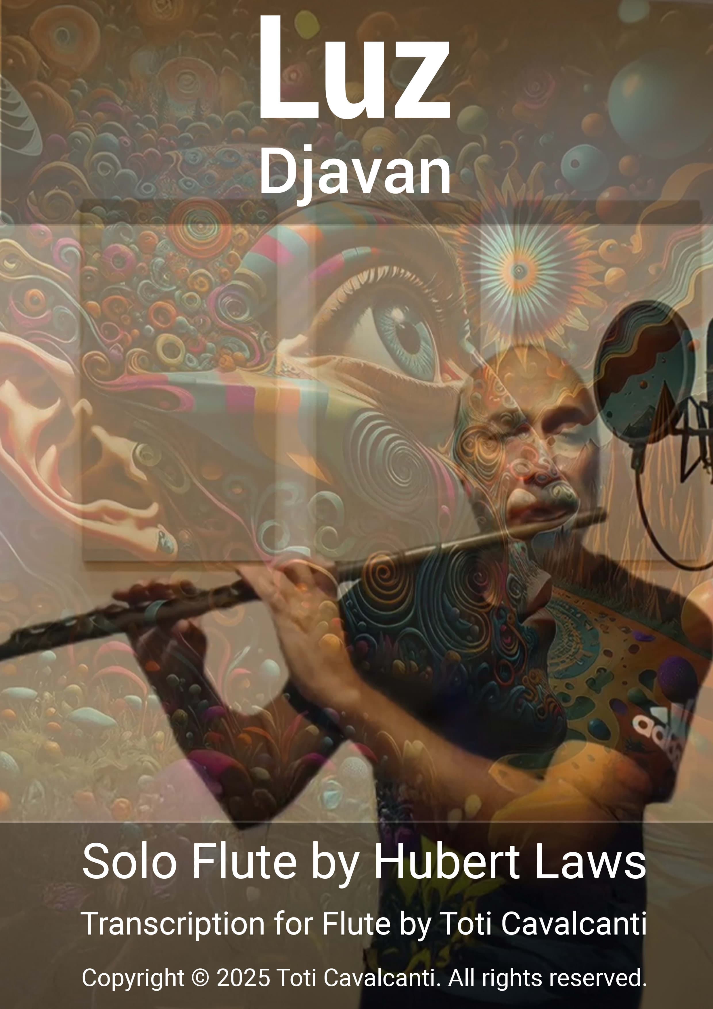 Luz (Djavan): Hubert Laws’ Flute Solo Transcription + Playalongs - Image 1